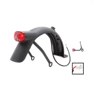 Garde boue arriere Xiaomi Scooter 4 2nd Generation Original (Modele 3 Trous) pour trottinette électrique