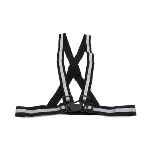 Gilet signalisation bandes reflechissantes – noir pour trottinette électrique