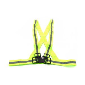 Gilet signalisation bandes reflechissantes – jaune pour trottinette électrique