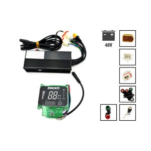 Kit display et controleur Ducati 48V Scrambler E-Cross prise XT90 pour trottinette électrique