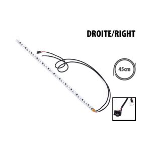 LED Droite de colonne Dualtron Mini avec recepteur 2 cables 45cm pour trottinette électrique