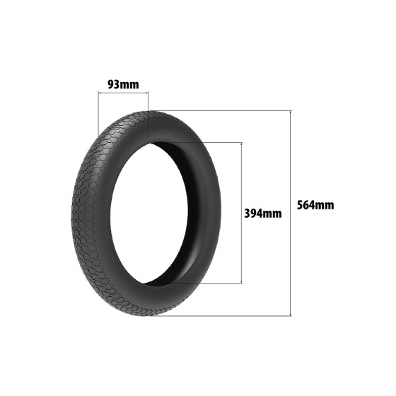 Mousse anticrevaison Fat Bike 20×4 pour trottinette électrique