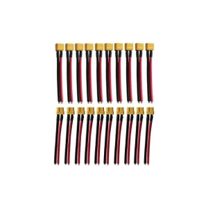 Pack Prises Xt60 Avec câbles 10Males+10Femelles pour trottinette électrique