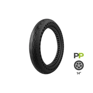 Pneu plein draisienne 14 pouces pour trottinette électrique