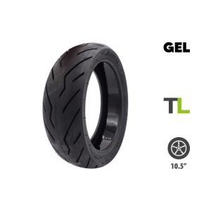 Pneu Route 10.5×2.75 tubeless avec gel anti-crevaison Ninebot P65 P100 pour trottinette électrique
