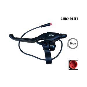 Poignée de frein gauche Nutt avec sonnette connecteur étanche 30cm pour trottinette électrique