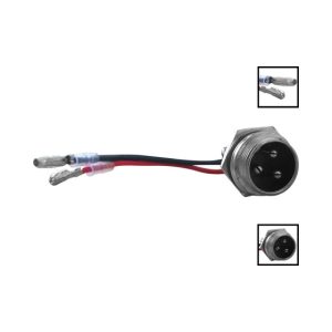 Port de charge GX16-3P câbles fiches rondes pour trottinette électrique