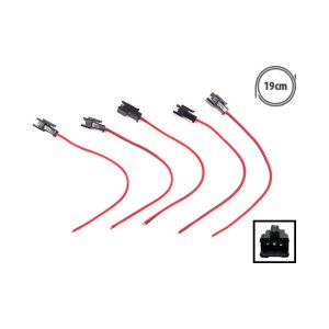 Prise JST 3 pin avec câble mâle x5 pour trottinette électrique