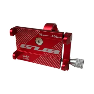 Support téléphone GUB G81 rouge pour trottinette électrique