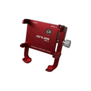Support téléphone GUB Pro 3 rouge pour trottinette électrique