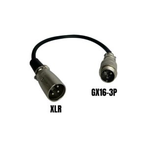 Adaptateur male XLR vers male GX16-3P pour trottinette électrique
