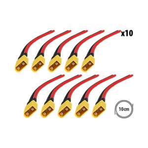 Câble XT30 mâle X10Pcs pour trottinette électrique