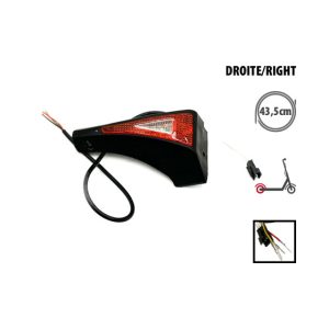 Cache LED arriere droite Speedway 5 pour trottinette électrique