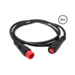 Cable etanche 60cm 2 pins