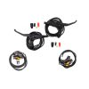 Kit freins hydrauliques NUTT 4 pistons connecteur SM ( 1x AR droite + 1x AV droite)