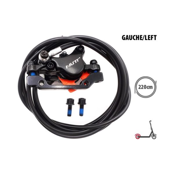 Kit Freins Hydrauliques NUTT 2 Pistons Connecteur Etanche (2 Etriers Droit) – photo 3